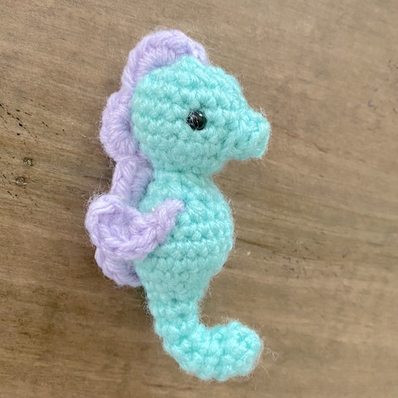 Other - Tiny Crochet Seahorse